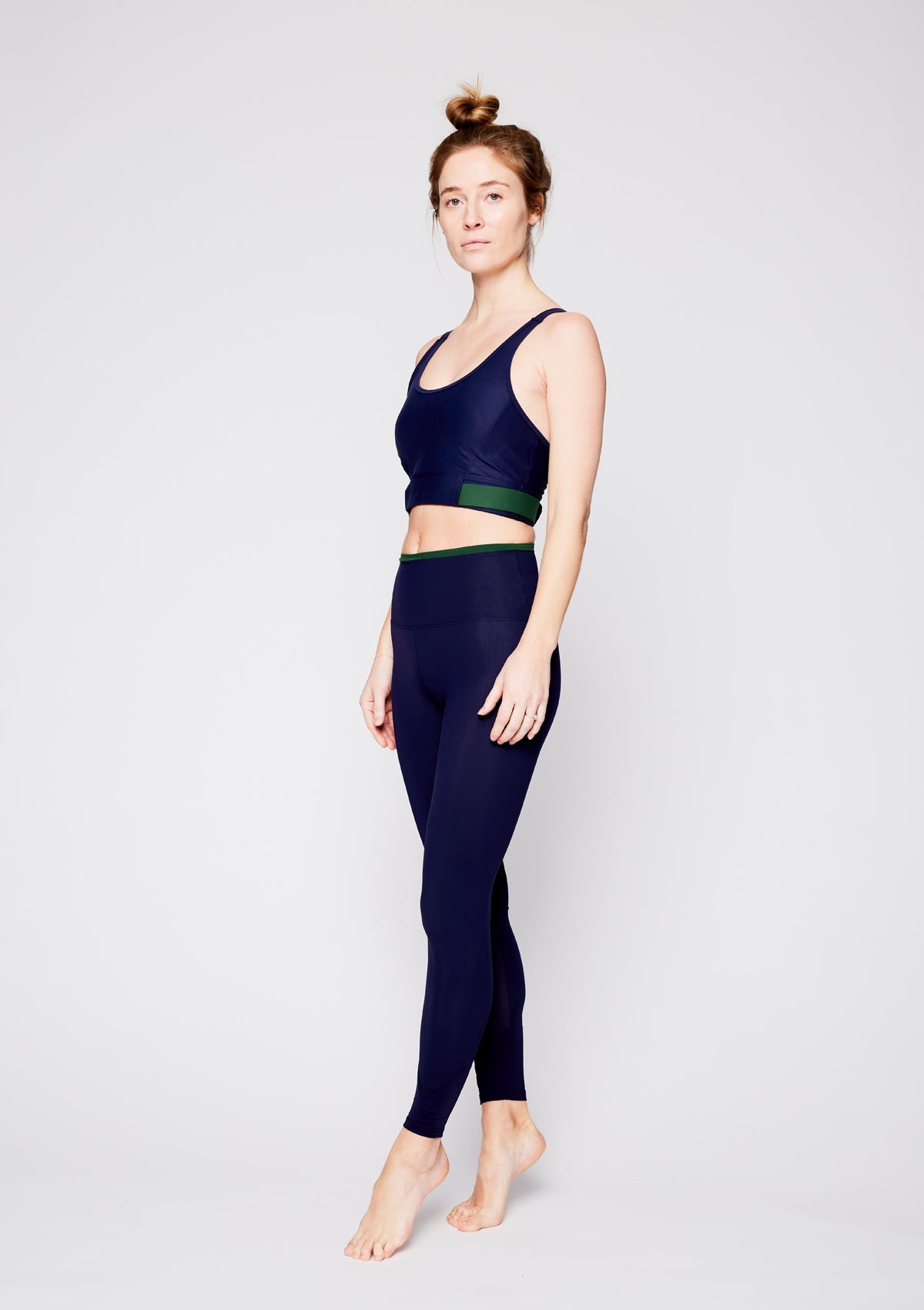 Das Adjustable Pilates Sport Top – Admiralblau