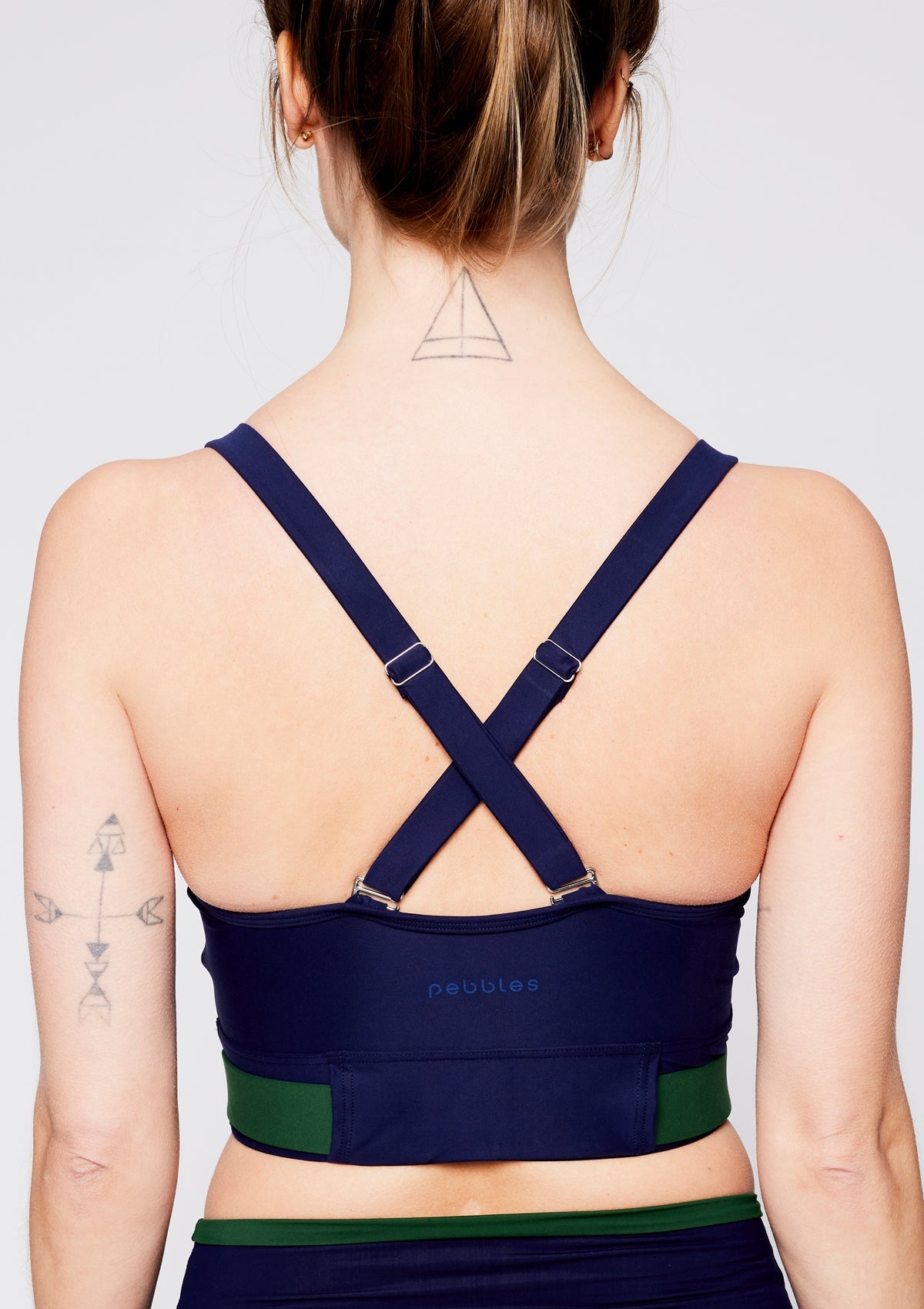 Das Adjustable Pilates Sport Top – Admiralblau